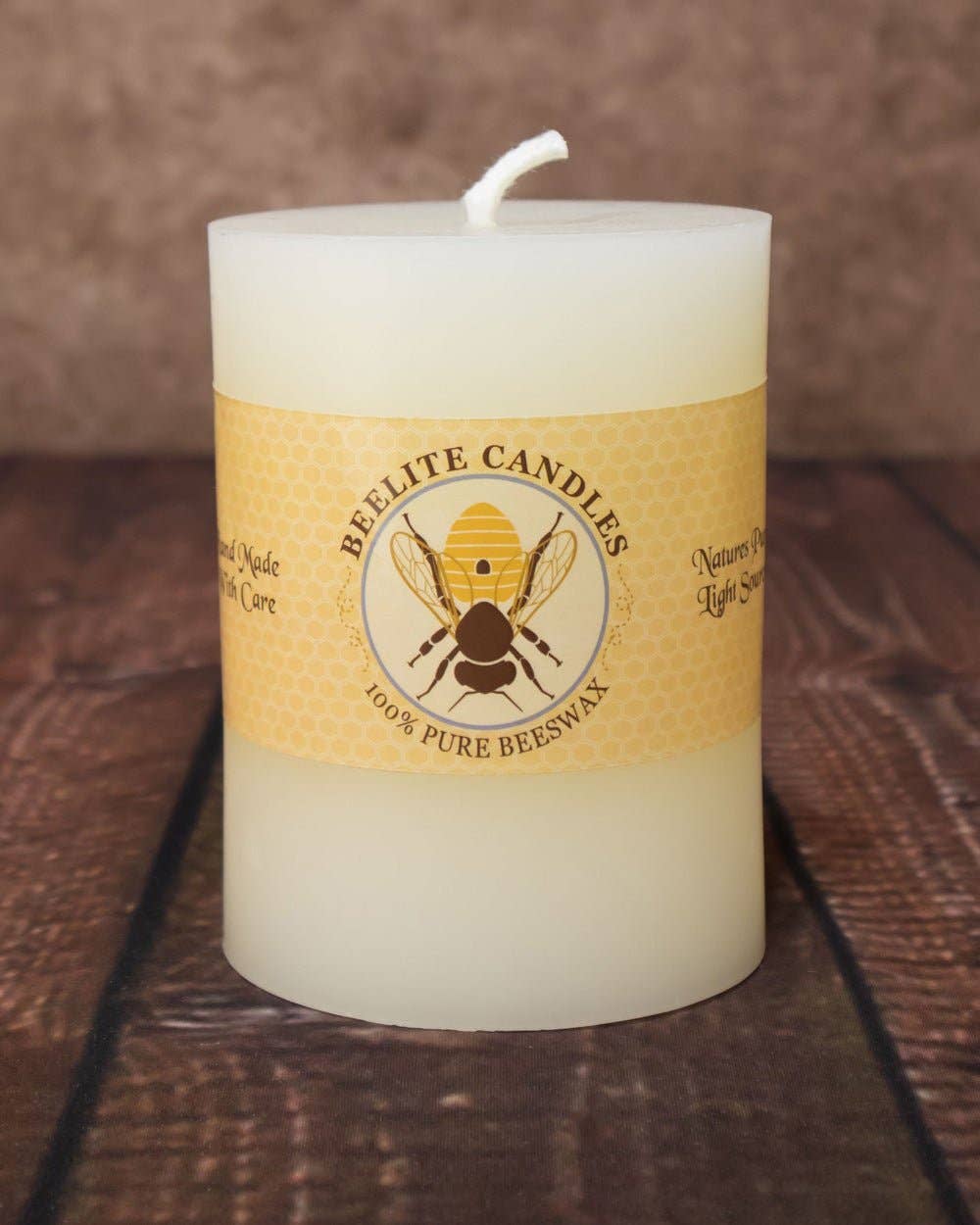 Beelite Candles - Wholesale Pillar Candle - Smooth Beeswax Pillar Candles16