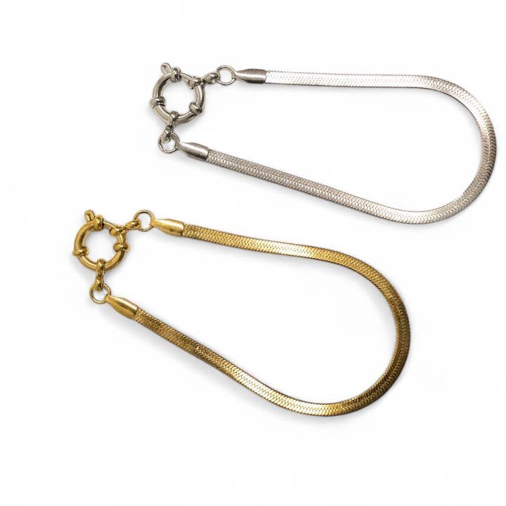 Bracelet: herringbone Clasp for wholesale by Jenny Be Free