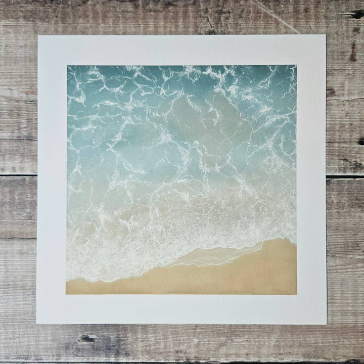 Lapping Wave - Archival Quality Giclée Print for wholesale by Flotsam Prints