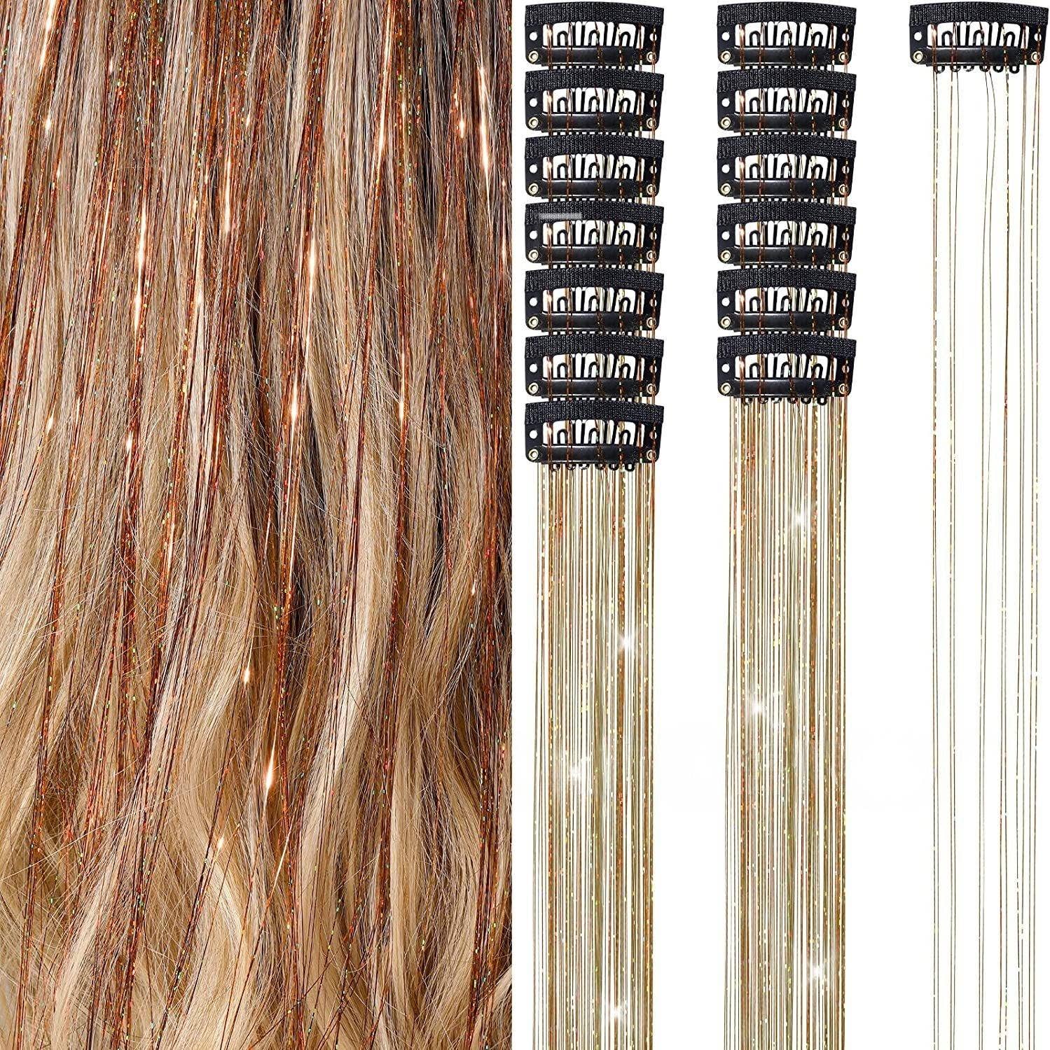 AK Brand - Wholesale Haar extensions - 20 inch glinsterende haartinsels voor extensions kit6