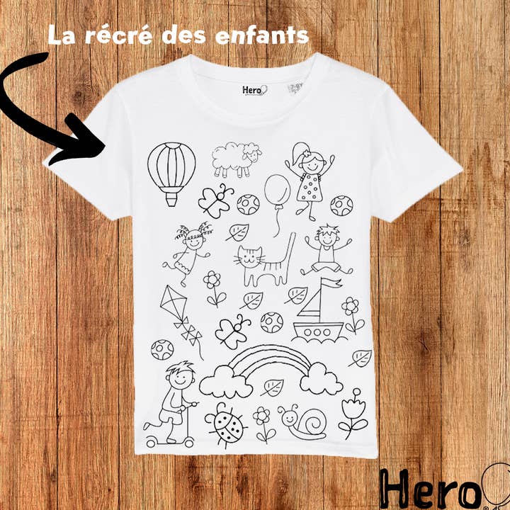 T-shirt Infantil Playtime por atacado de Herokids