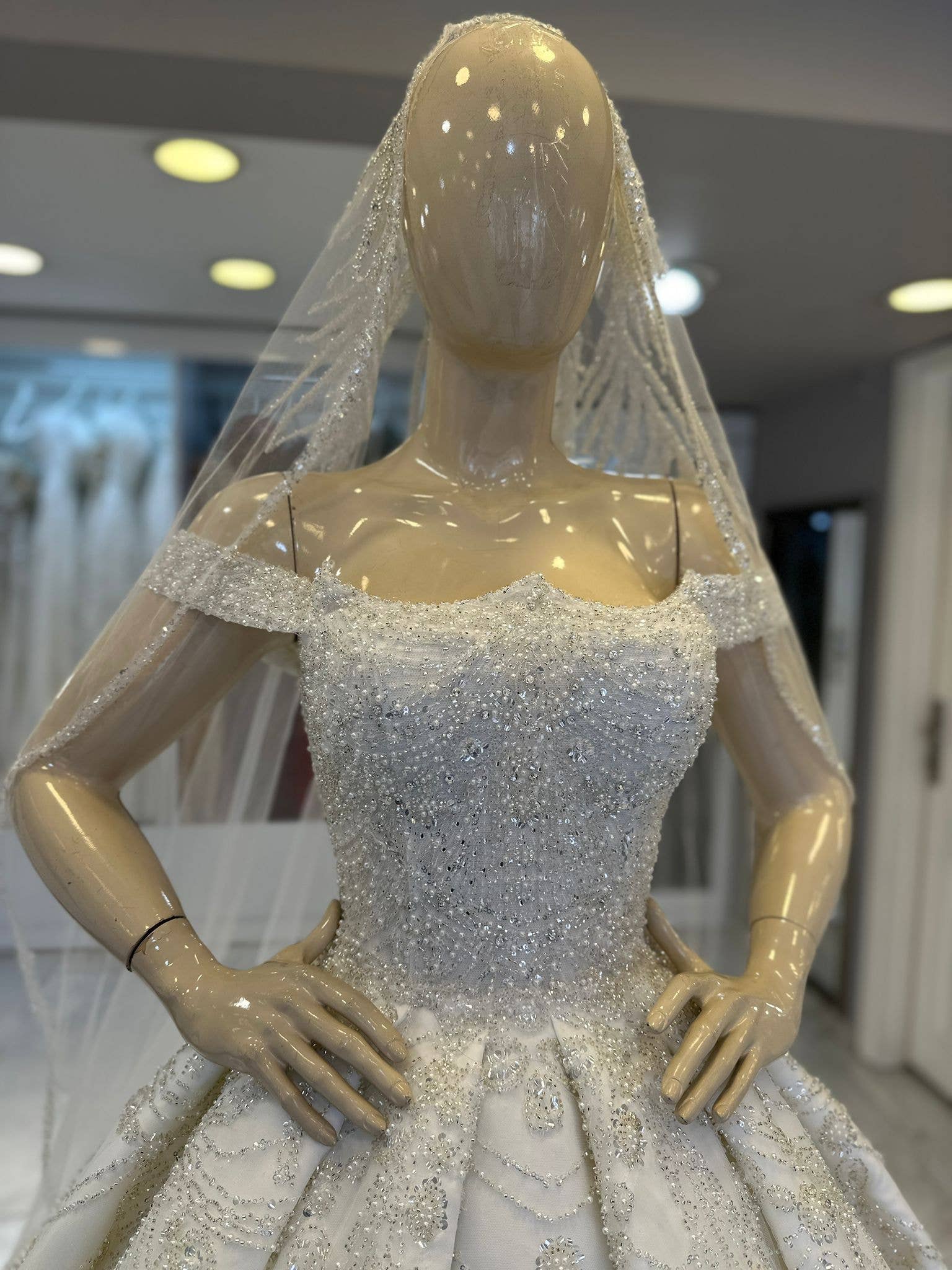 Meyran - Wholesale Gown - Women's - Luxury Handcrafted White Wedding Gown 2