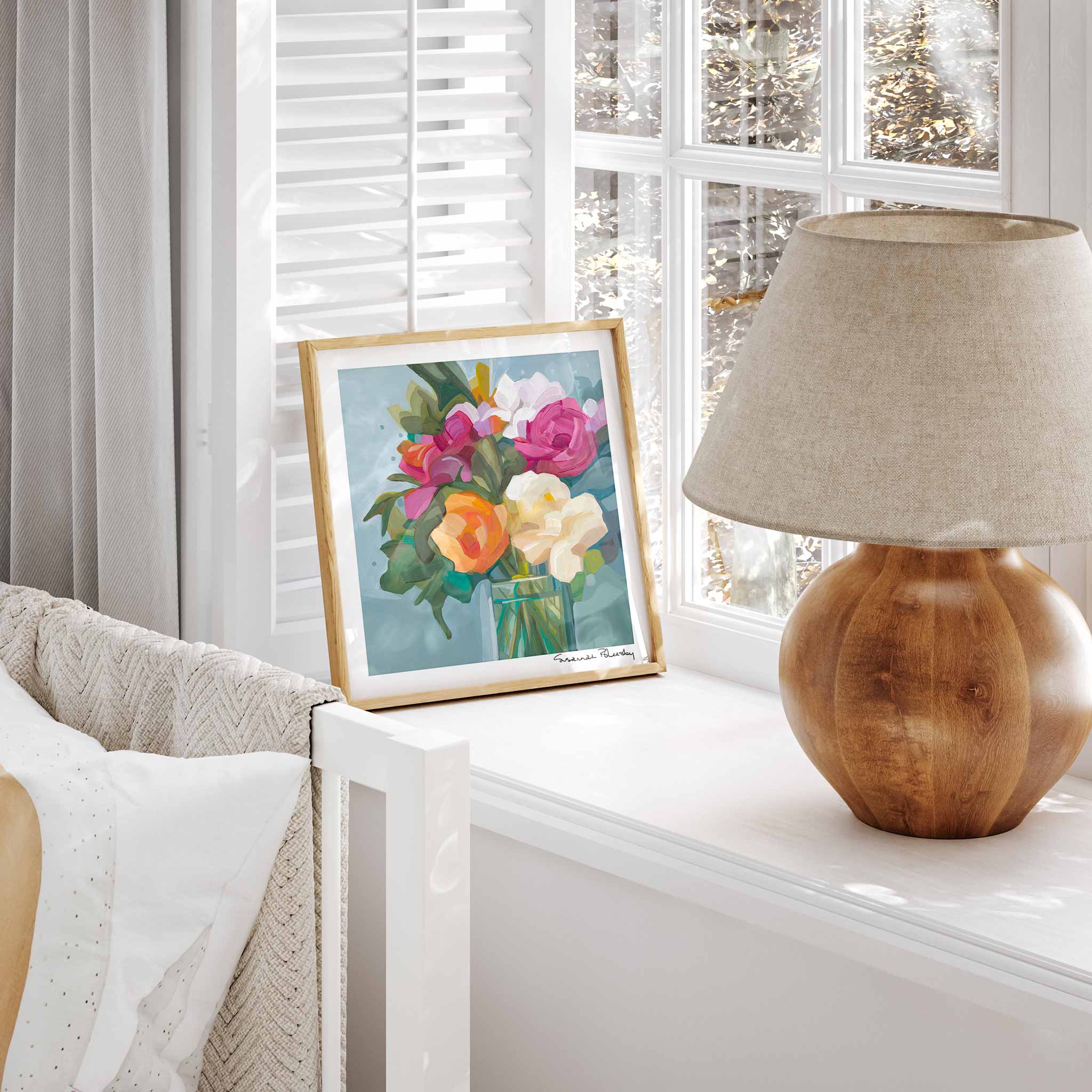 Susannah Bleasby Art – wholesale Art print – Floral Wall Art | Fine Art Print | 'Juliette'2