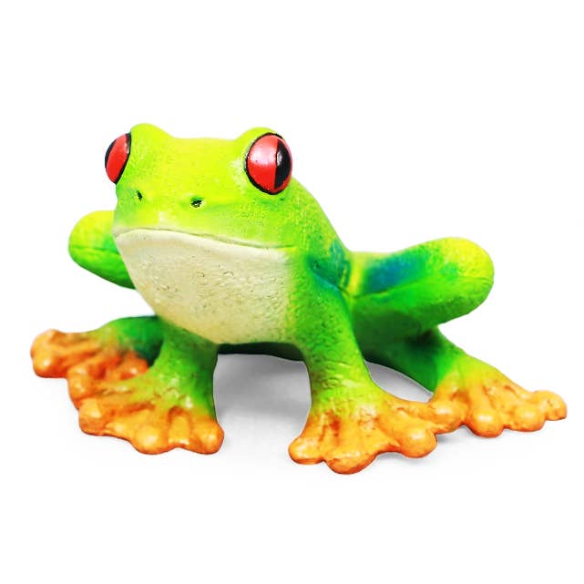 Red Eyed Tree Frog M for wholesale by GREEN RUBBER TOY EXPORTS (PVT) LTD