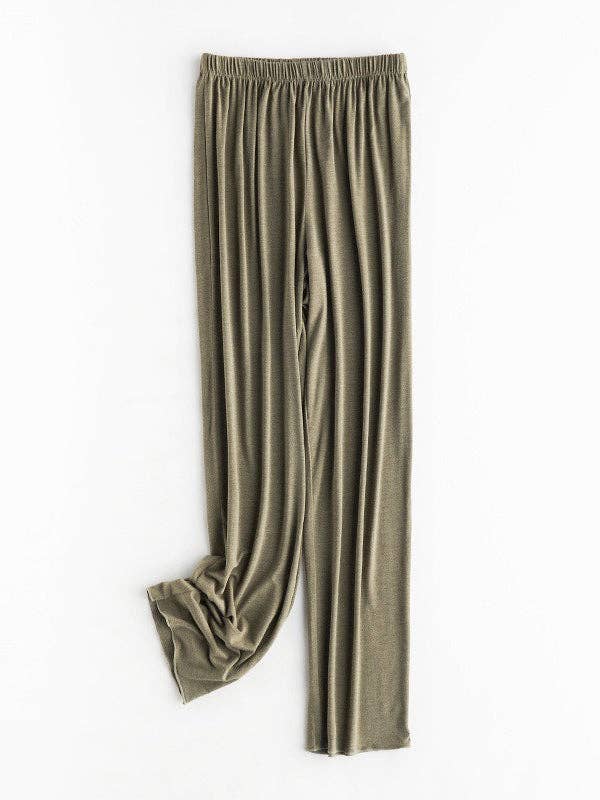 VividLux – wholesale Sleepwear set – Women's – Casual High-Low Solid Color V-Neck Pajama Set3