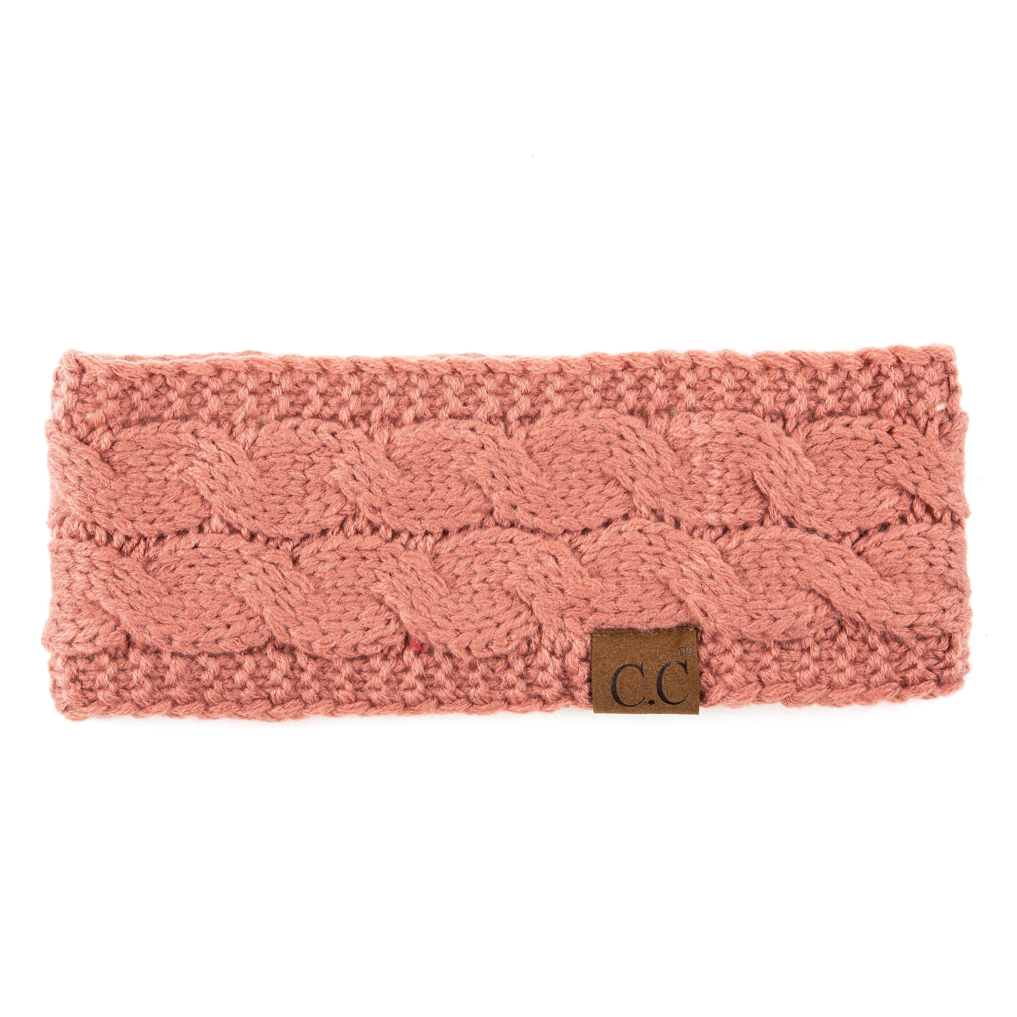 Truly Contagious - Wholesale Fashion Headband - Women's - CC Cable Knit Lined Headwrap ( HW-20 )15