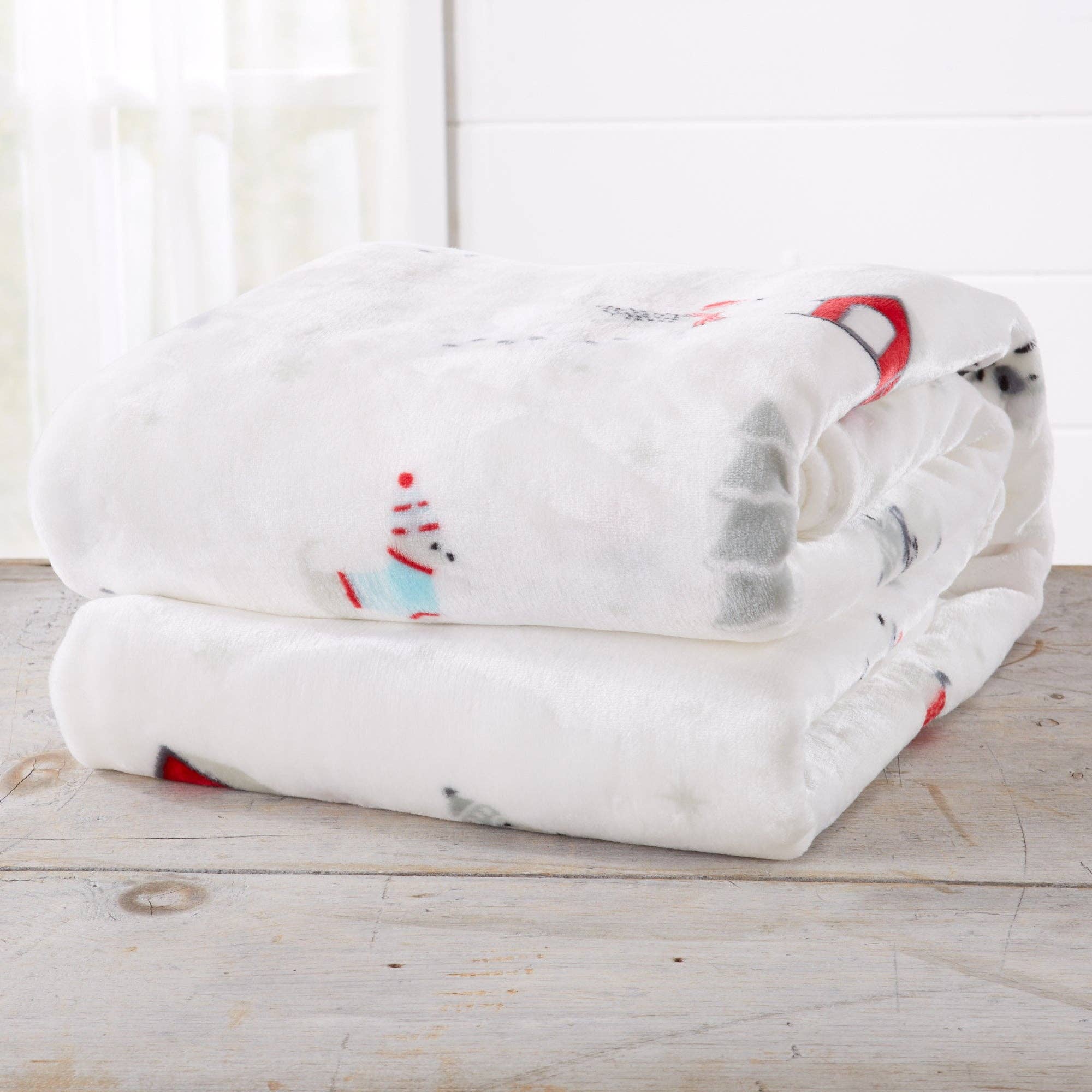 BH Collective - Wholesale Throw Blanket - Throw Blanket - Printed Velvet - Pearl Collection6