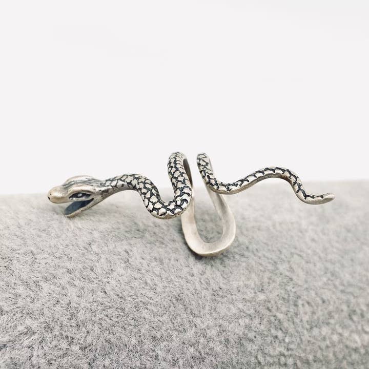 Mio Queena - Wholesale Clip-On Earrings - S925 Sterling Silver Snake Ear Clip Wrap Earrings2