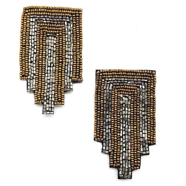 Bronzen + gunmetal oorbellen voor wholesale door Allie Beads