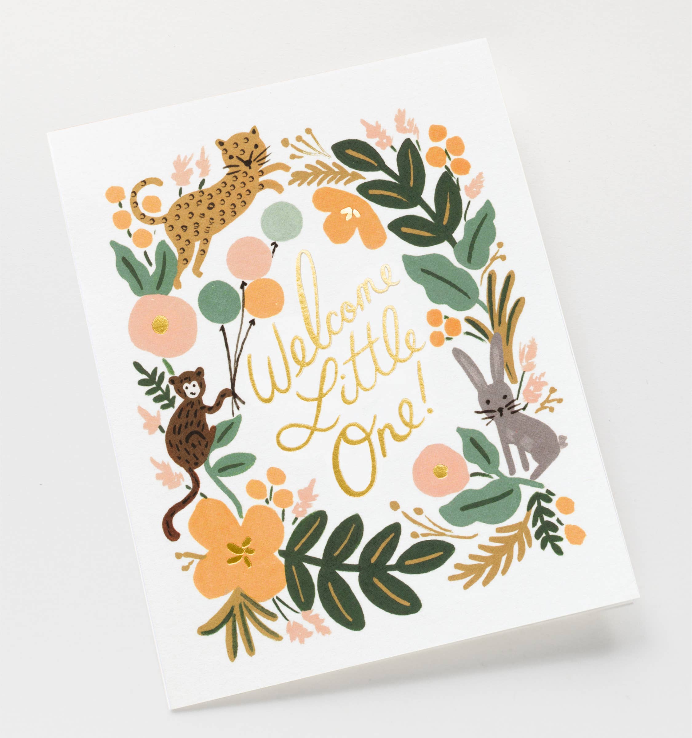 Rifle Paper Co. - Wholesale Baby Card - Menagerie Baby Card1