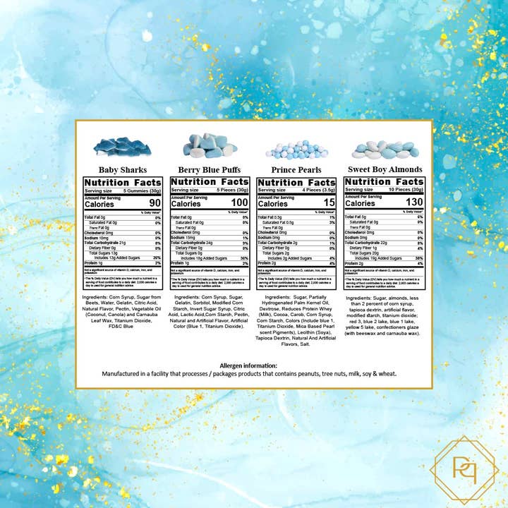 Purple Plum - Wholesale Gummy - Its a Boy Candy Gift Platter6