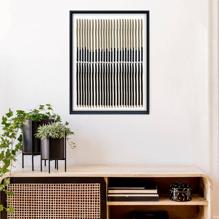 Ready2hangart, Inc. – Großhandel Kunstdruck – Abstrakte neutrale Clii 'Leinwand Wandkunst von ChiChi d_Cor8