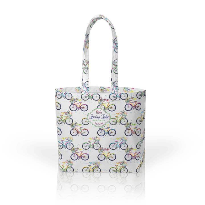 Bolsa Diária Personalizável Poly 4CP: Bicicletas Coloridas Divertidas por atacado de Matrix
