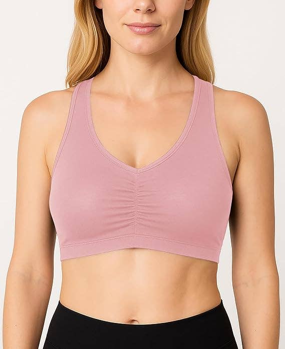 I-Wear Brands - Wholesale Sports Bra - Women's - Women's Cotton Racerback Pull-Over Sports Bra14