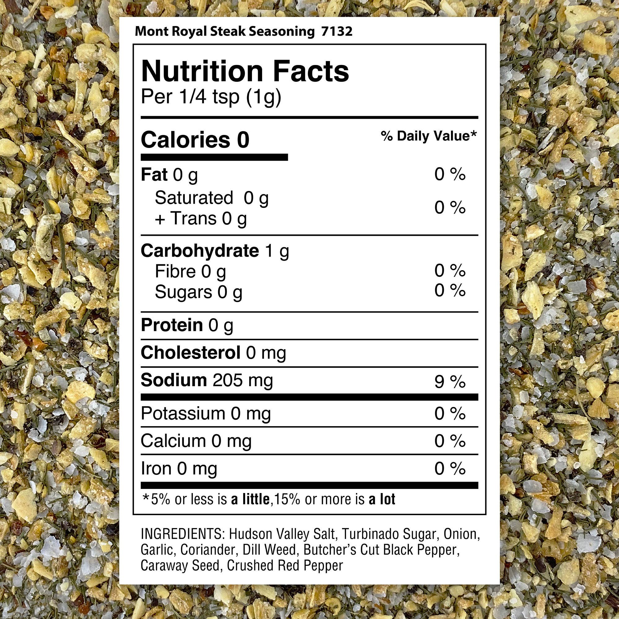 THE SPICE LAB - Wholesale Dried Spice Mix - Mont Royal Steak Seasoning - Case of 6 - 5 oz Shaker Jars3