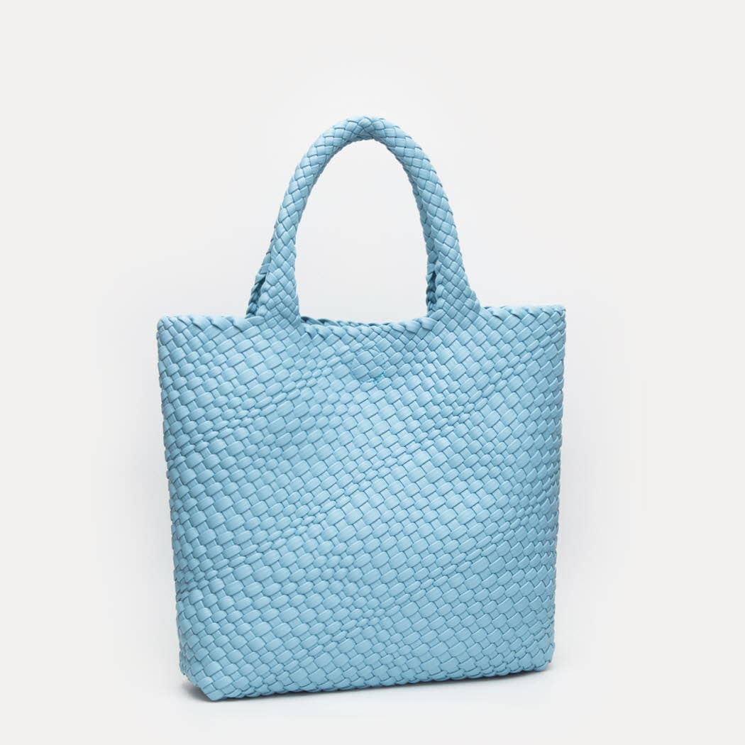 Fashion City – wholesale Tote bag – Women's – Woven Braided Tote Bag With Wristlet Pouch9