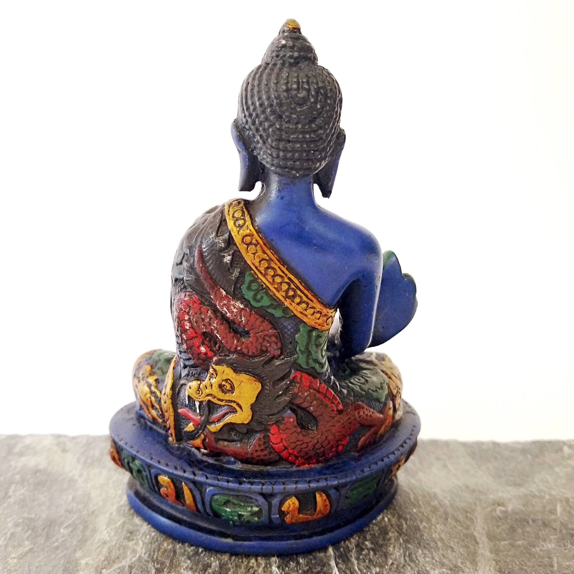 Yak & Yeti – Engroshandel Skulptur – Håndmalet Medicine Buddha2