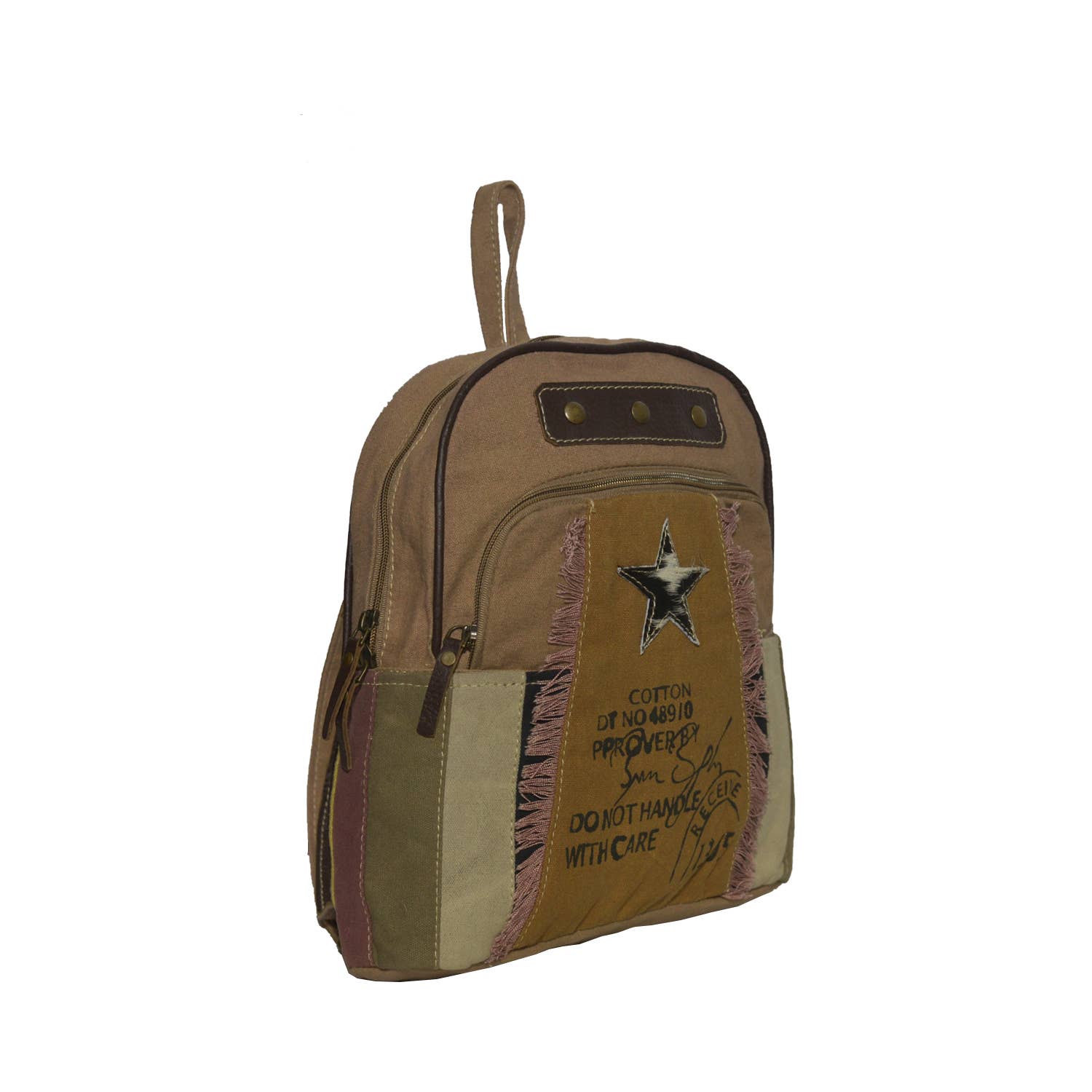 Hopofly Bags - Wholesale Backpack - Women's - Canvas & Leather Women's Stopi Backpack1