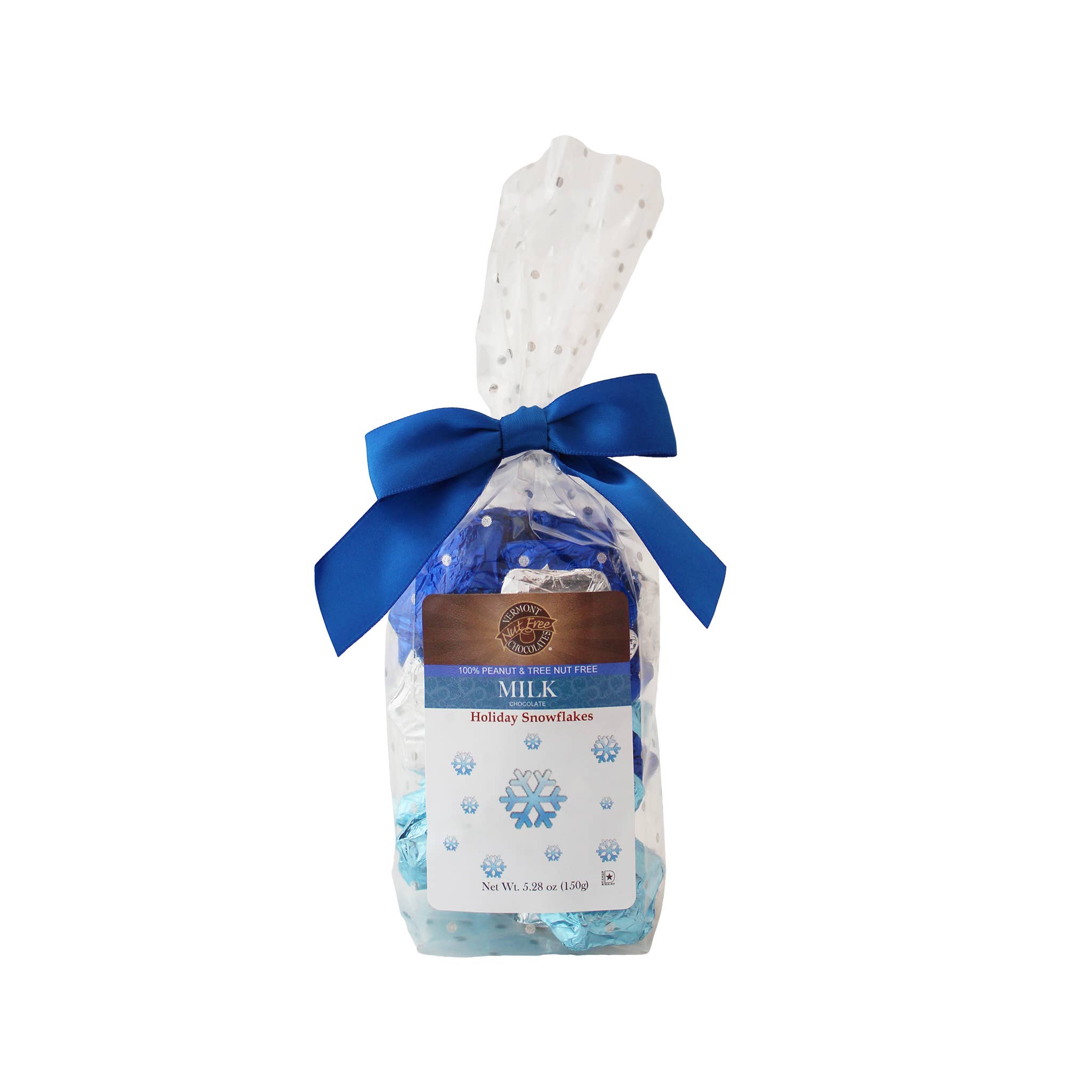 Vermont Nut Free Chocolates - Wholesale Chocolate - Solid Chocolate Snowflakes