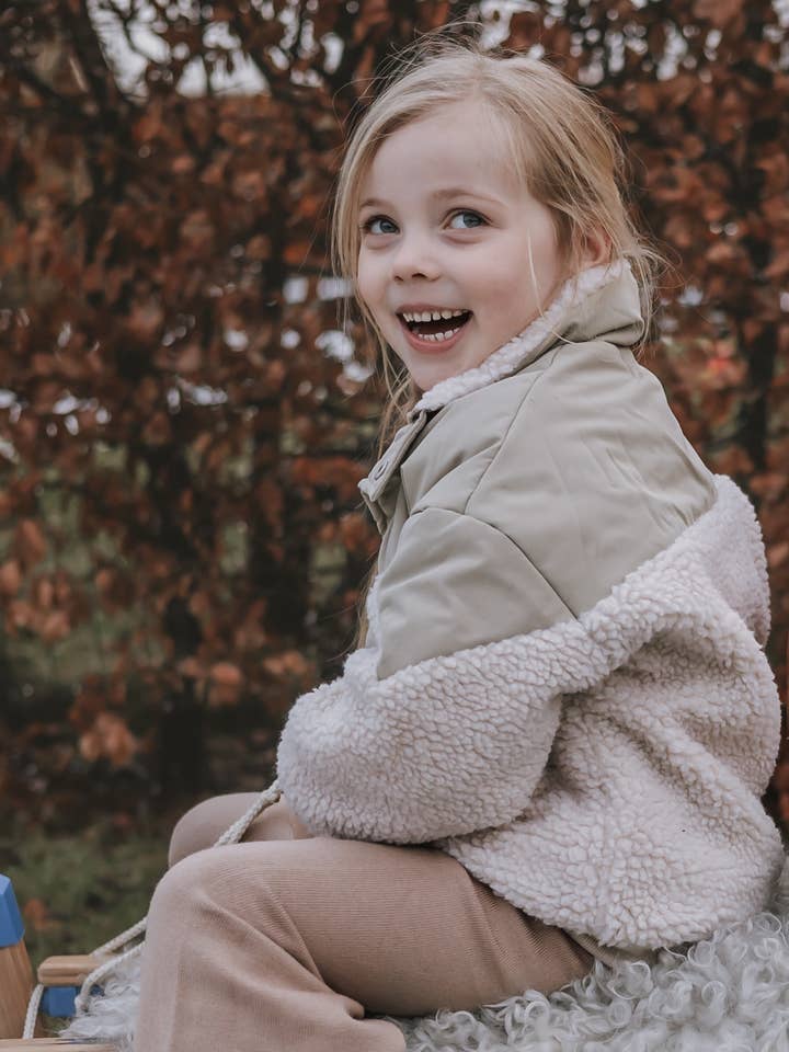 khaki Annie & Charles® Ark Outdoor Sweater for wholesale on Faire8