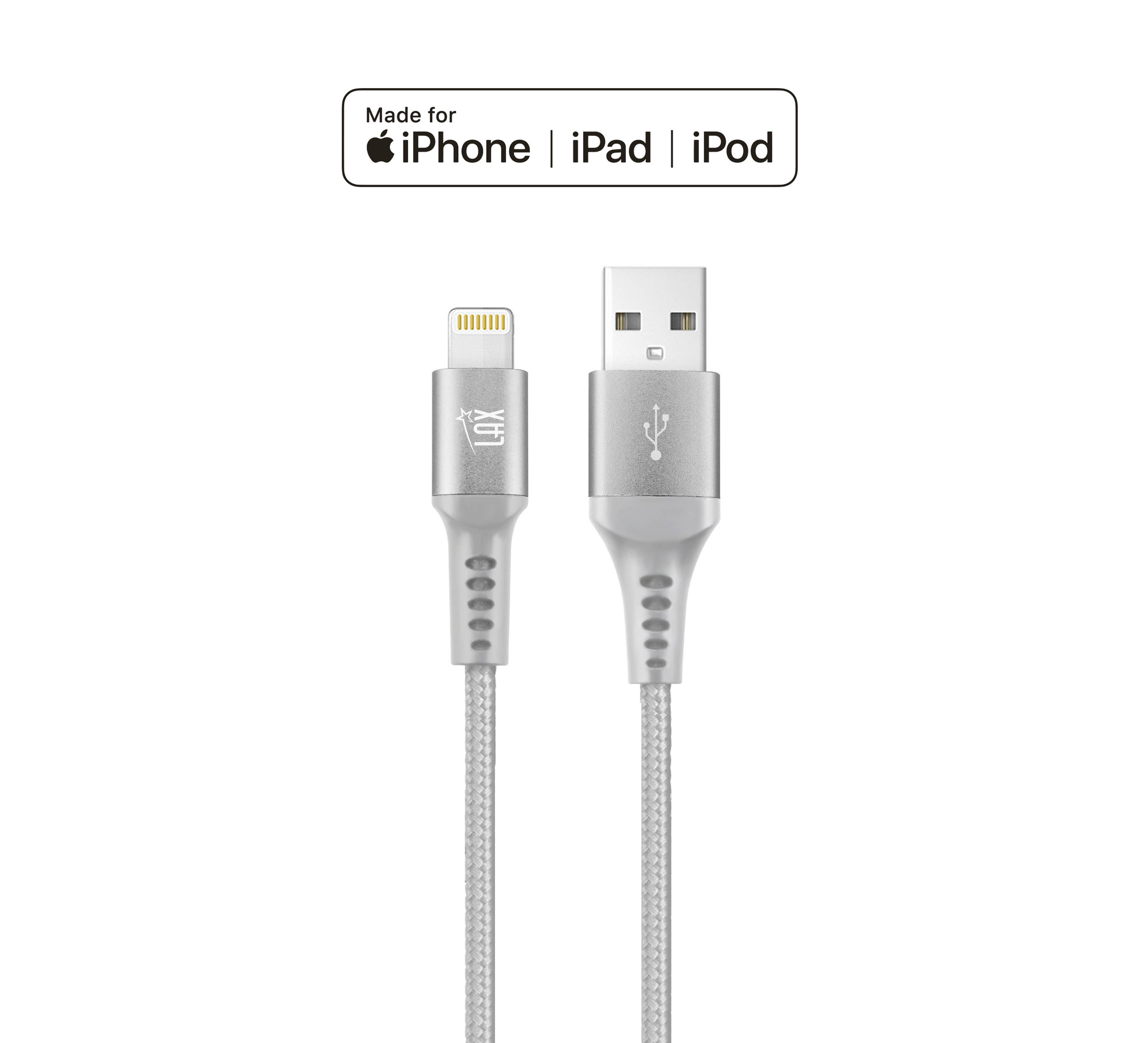 LAX Gadgets - Wholesale Charging Cable - High Speed Certified iP/ipad charging Cables - Retail Pack11