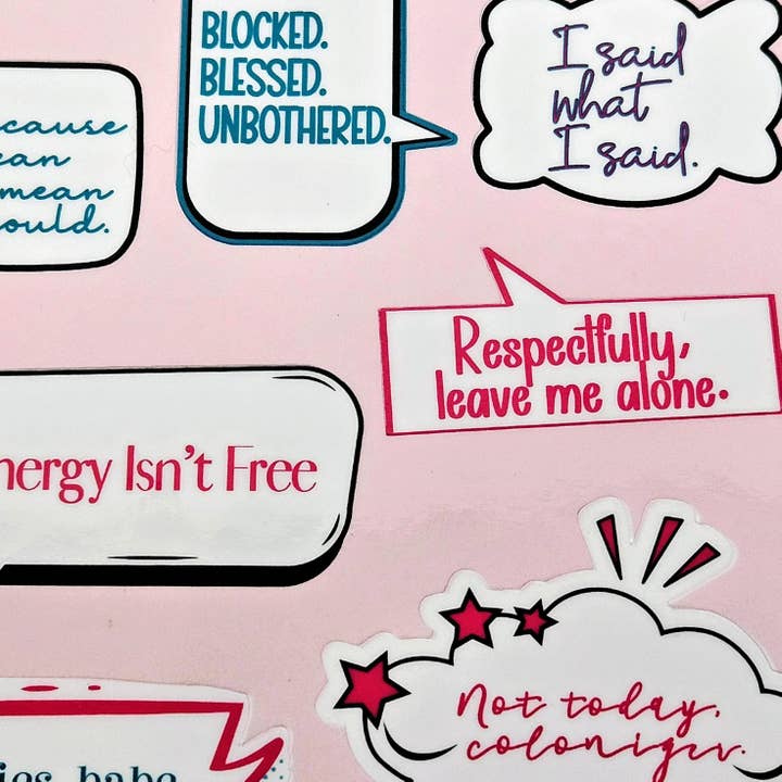 ShesSoCrafty Goods - Wholesale Sticker - Boundaries Babe Waterproof Vinyl Stickers for Journaling5