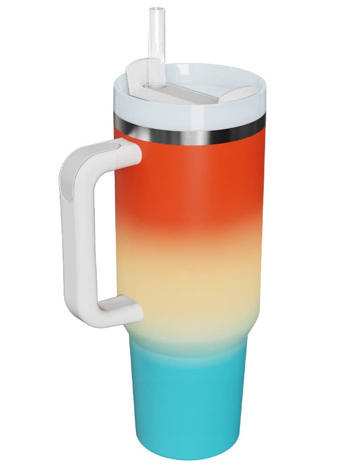 TOMBRADOR INOX 40oz OMBRE por atacado de JOSSLYN by wall to wall