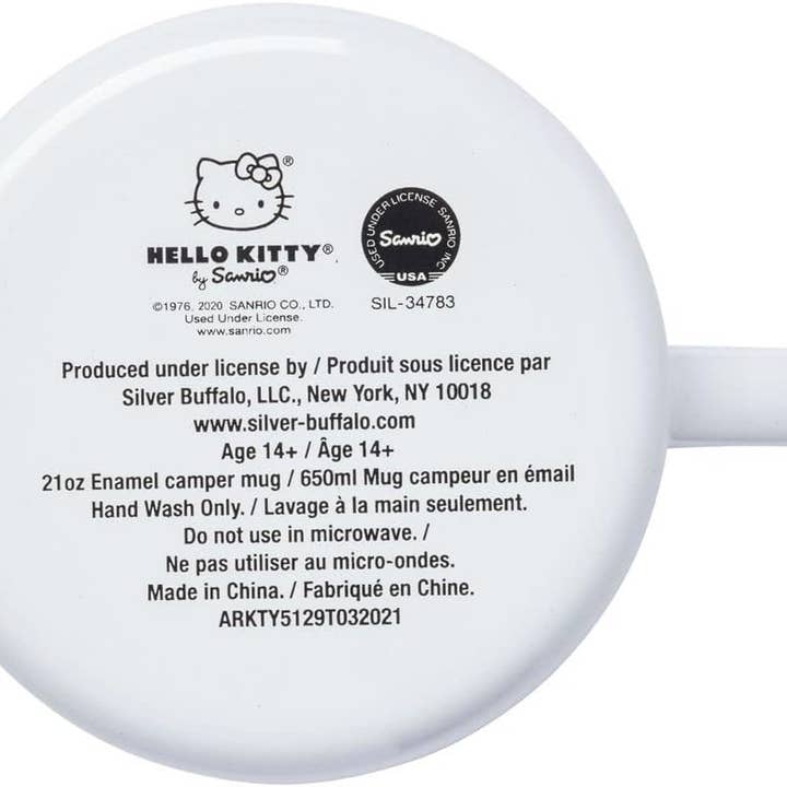 Innovarix – Caneca por atacado – Caneca de Campismo em Esmalte Sanrio Hello Kitty - 621 ml.4