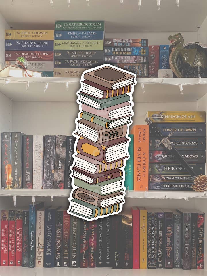 Bookstack Bookmark | Book Stack Shaped Bookmark | Bookish Gi for wholesale by BareBookish