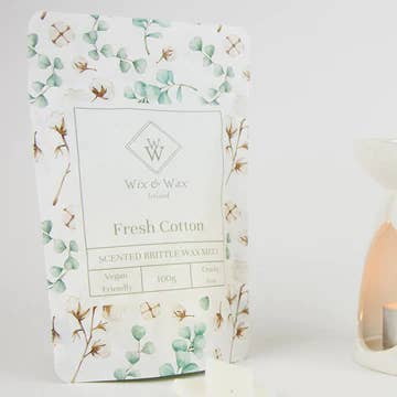 Fresh Cotton Brittle Wax Melt for wholesale by Wix & Wax