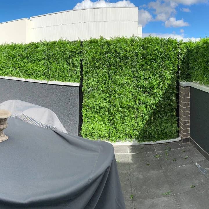 Designer Plants - Wholesale Artificial plant - Lush Fern Artificial Green Wall 40" x 40" 11SQ FT Commercial Grade UV Resistant19