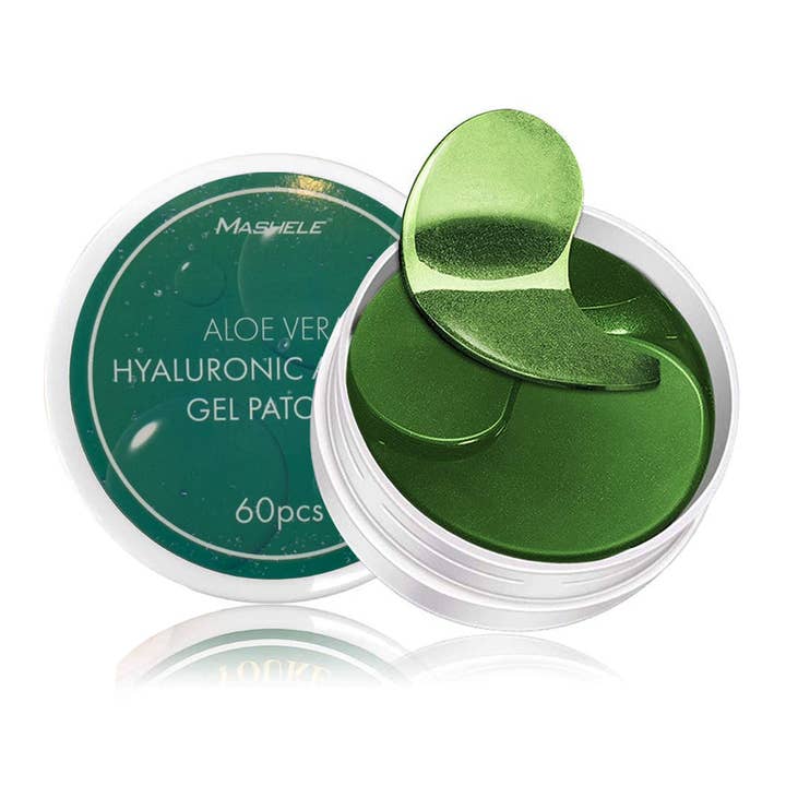 Aloe Vera Hyaluronic Acid Collagen Under Eye Gel Patches for wholesale by MASHELE