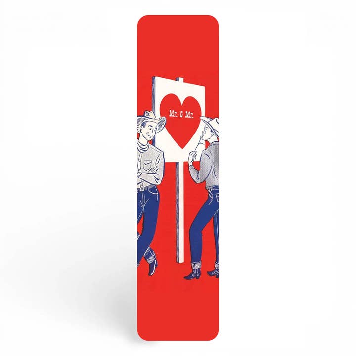 Mr. & Mr. Bookmark for wholesale by Bewilderment