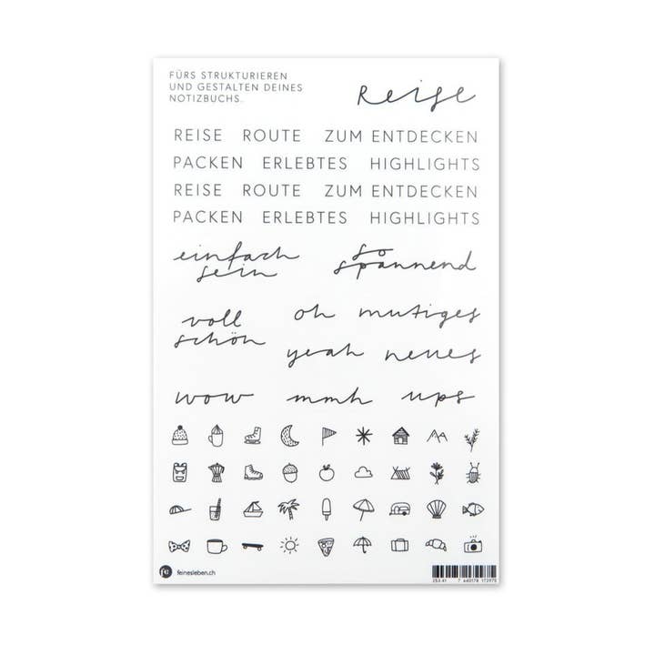 Michelle | sticker sheet for wholesale by feines