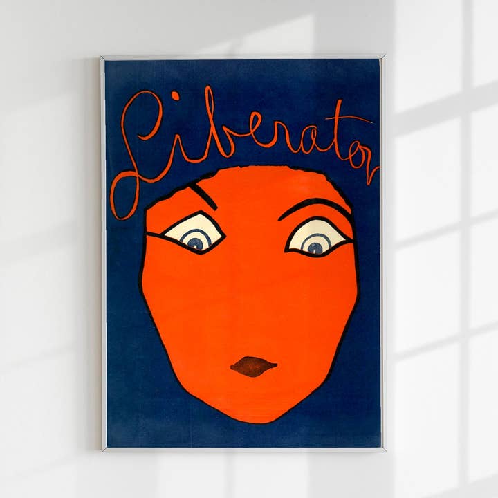De Liberator Boekomslag Vintage Poster voor wholesale door Patroa Studio
