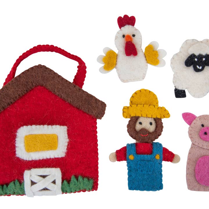 Farmyard Finger Marioneta de Dedo por atacado de PASHOM