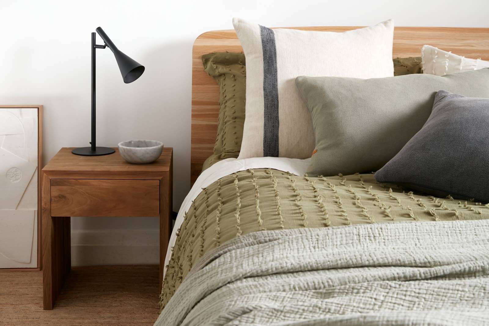 Saardé - Vendita all'ingrosso Cuscini decorativi - Cuscino Vintage Wash | Antracite1