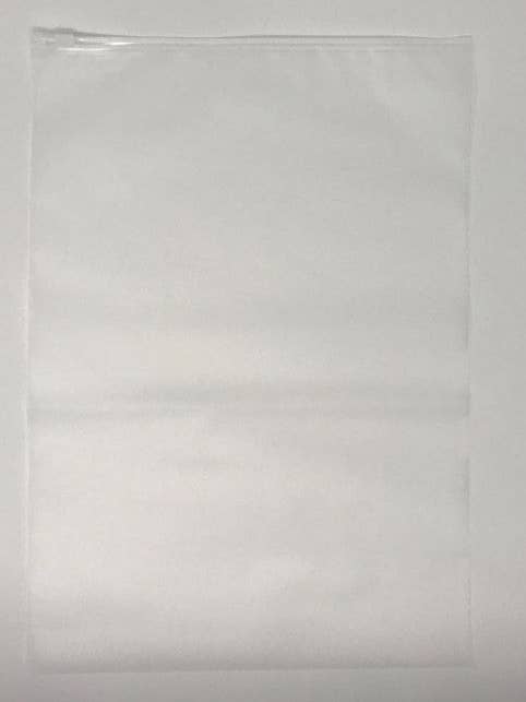 11" x 15.5", 2 Mil Zipper Reclosable Plastic Bags White for wholesale by MB Fashion Wholesale