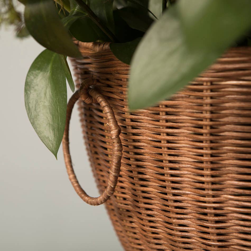 Mahe Homeware - Wholesale Vase - Ornella Rattan Vase Brown3