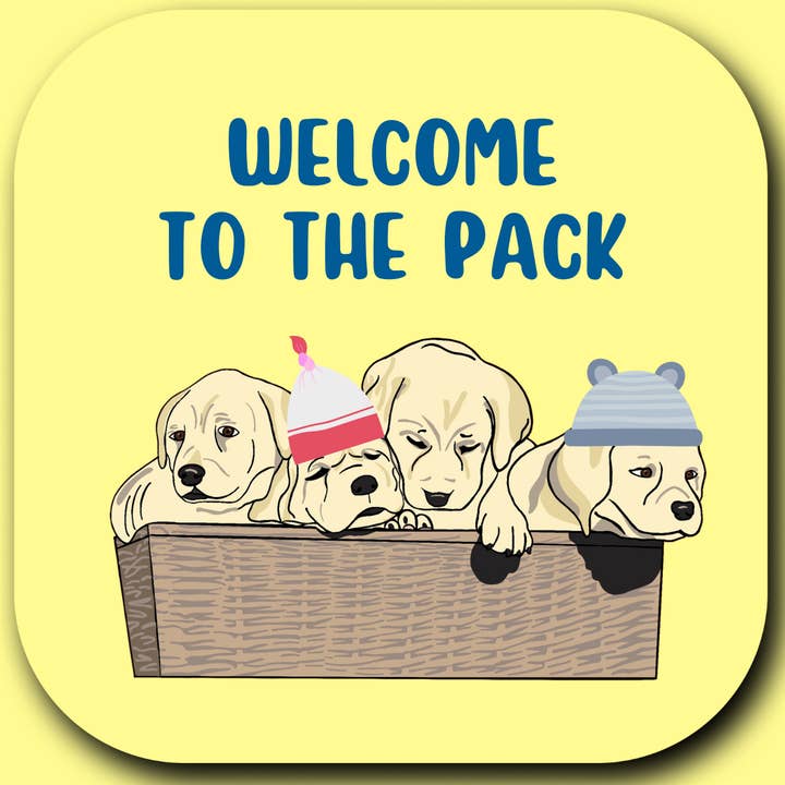 Wild & Wright - Wholesale Milestone Art/Keepsake - Kids & Baby - Welcome to the Pack Milestone Card Set2
