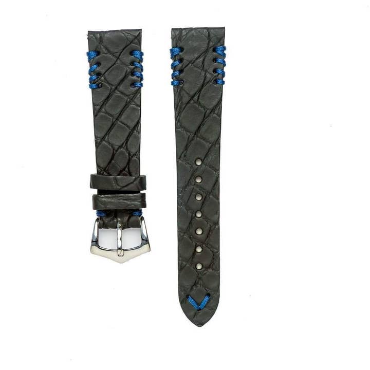MilanoStraps - Wholesale Watch Band/Strap - Women's - Rubberized Crocodile Watch Strap with Tribal Stitches8