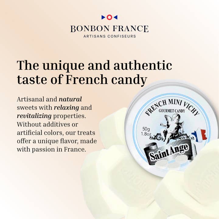 Bonbon-France - Wholesale Hard Candy - Saint-Ange Mini Pastilles Basin de Vichy1