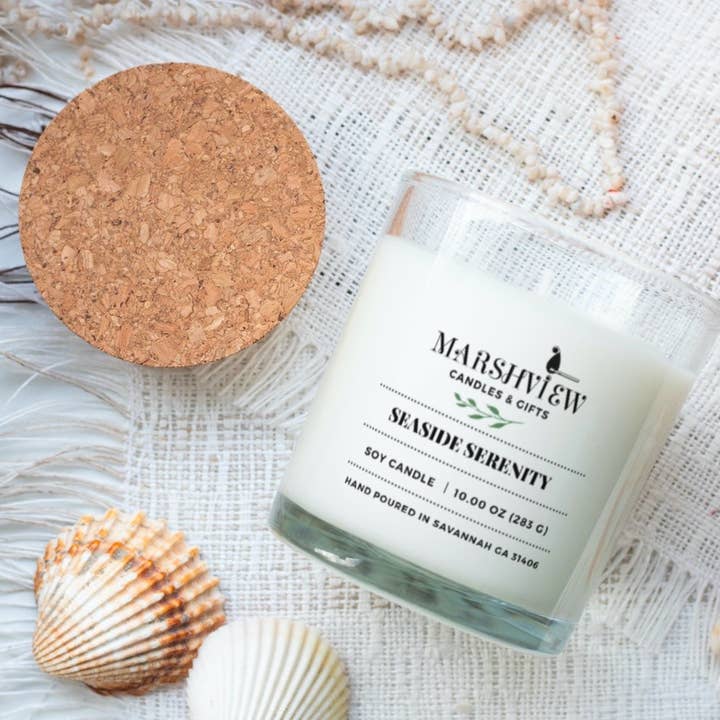 Seaside lugn doftande soja ljus för wholesale av Marsh View Candles & Gifts