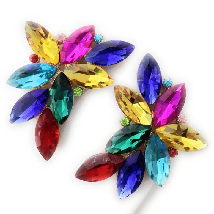 BRANDELIA – Engroshandel Hængeøreringe og creoløreringe – Spektakulære blomsterøreringe · Flerfarvet4