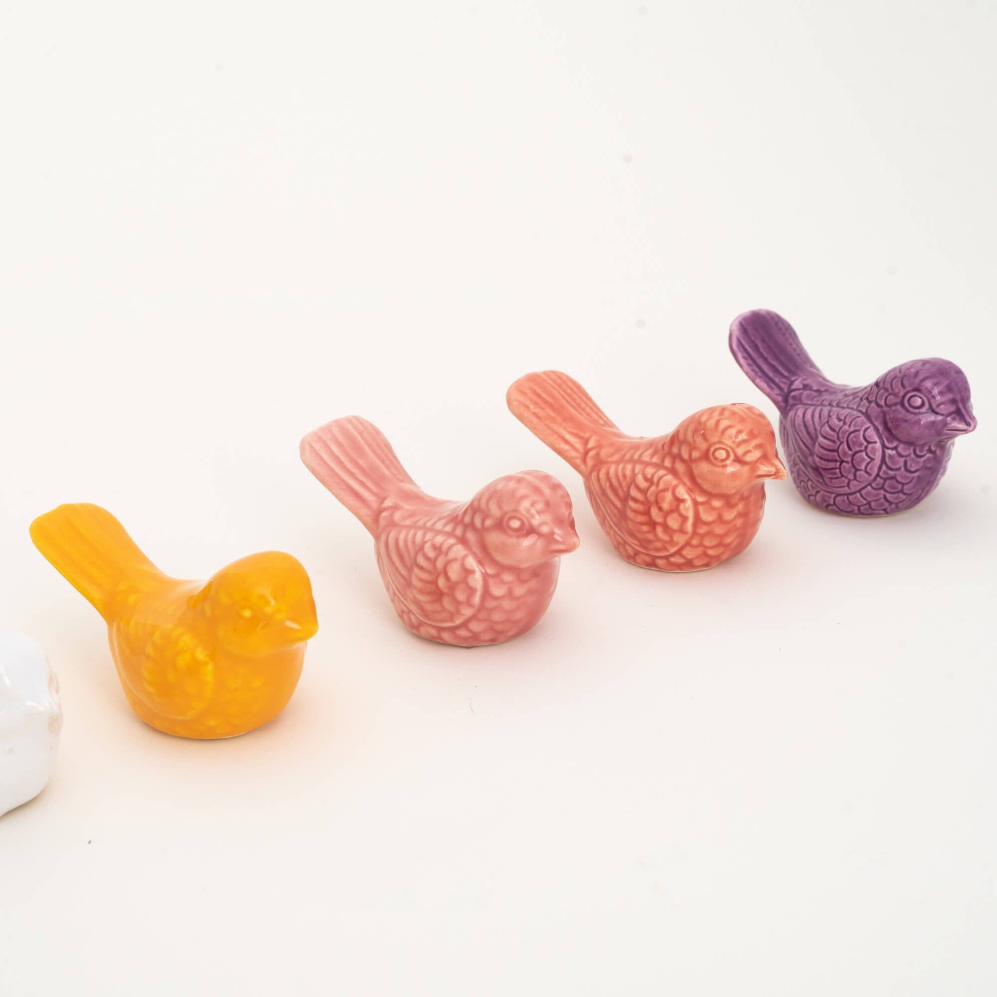 Vasos Quadrados by EM – Estatueta decorativa por atacado – PASSARINHO DE CERÂMICA18