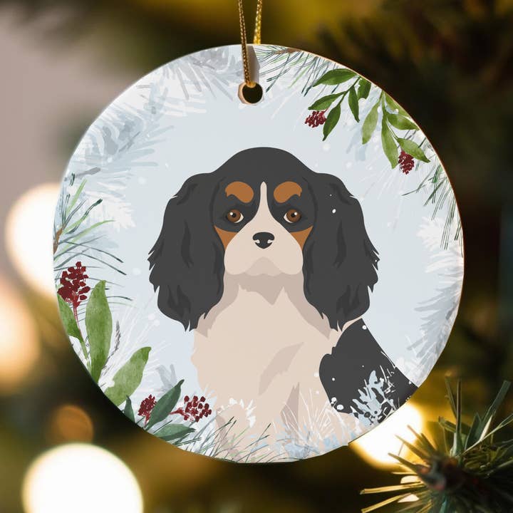Ornements de Noël pour chien Cavalier King Charles Spaniel pour la vente par Canine Companions