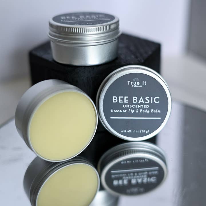 Unscented Lip Balm - BEE BASIC | Beeswax Balm Tin and other Purchase wholesale just bee kids. Free returns & net 60 terms on Faire trending on Faire.