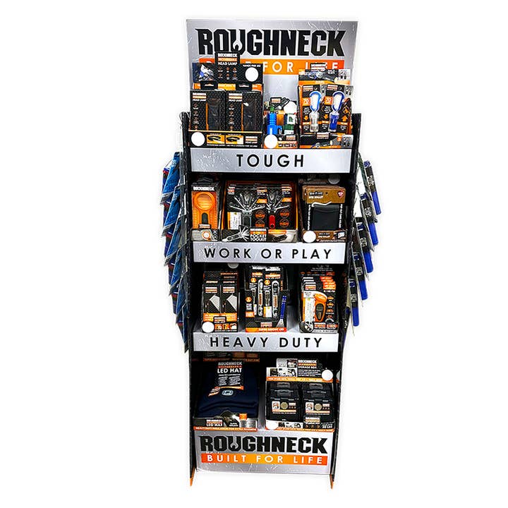 Roughneck Impulse Tools Assortment 66PC Floor Display for wholesale by Novelty Brands