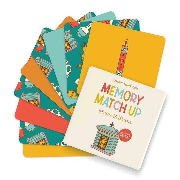 Mass Memory Game + Flashcards for wholesale by Catholic Family Crate®