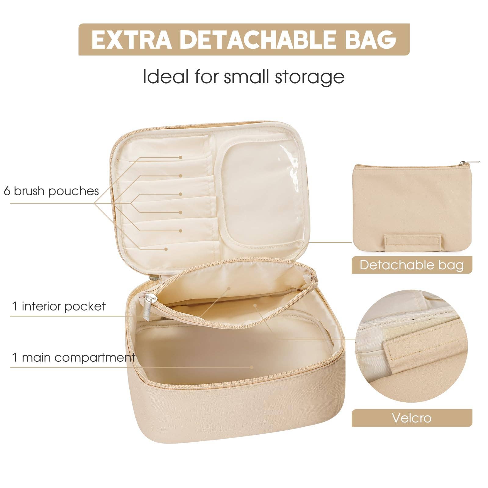 wandf - Vente Trousses de maquillage/cosmétique - Trousse à cosmétiques Narwey NW5122, trousse de maquillage de voyage34